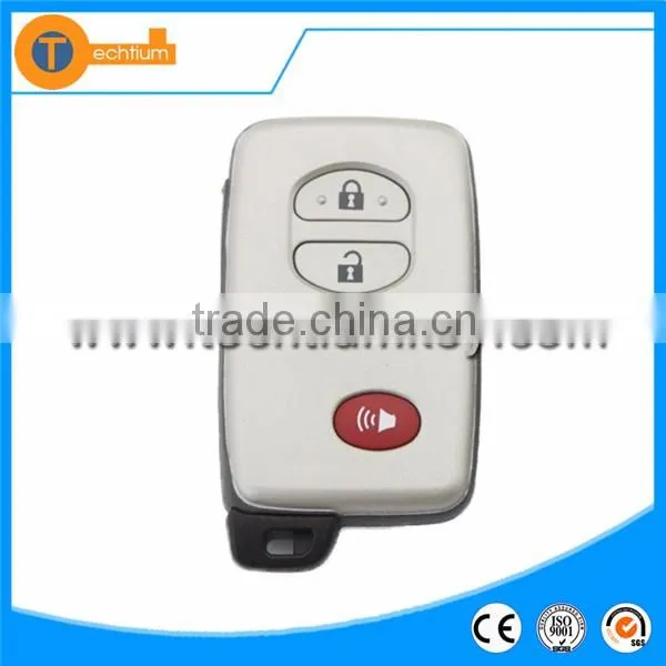 High quality 3 button remote control For toyota smart car key case