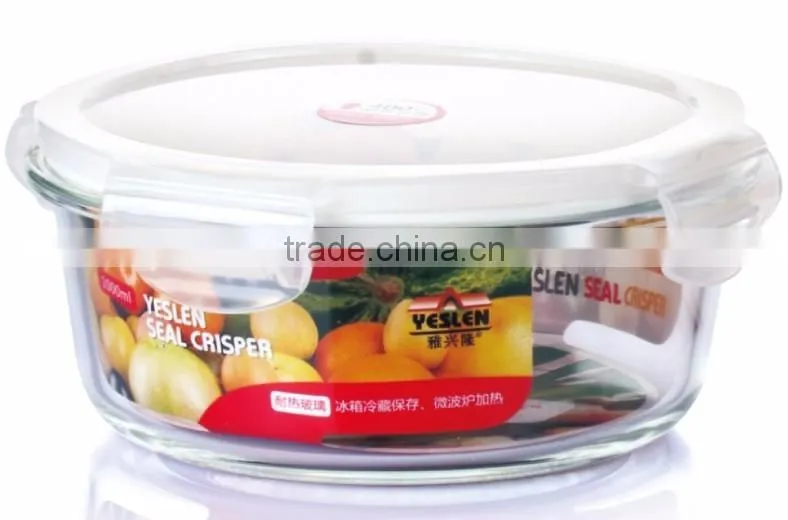 660ml high borosilicate Material and Eco-Friendly Feature pyrex glass food bowl