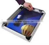 Silver mitred corner customized poster frame