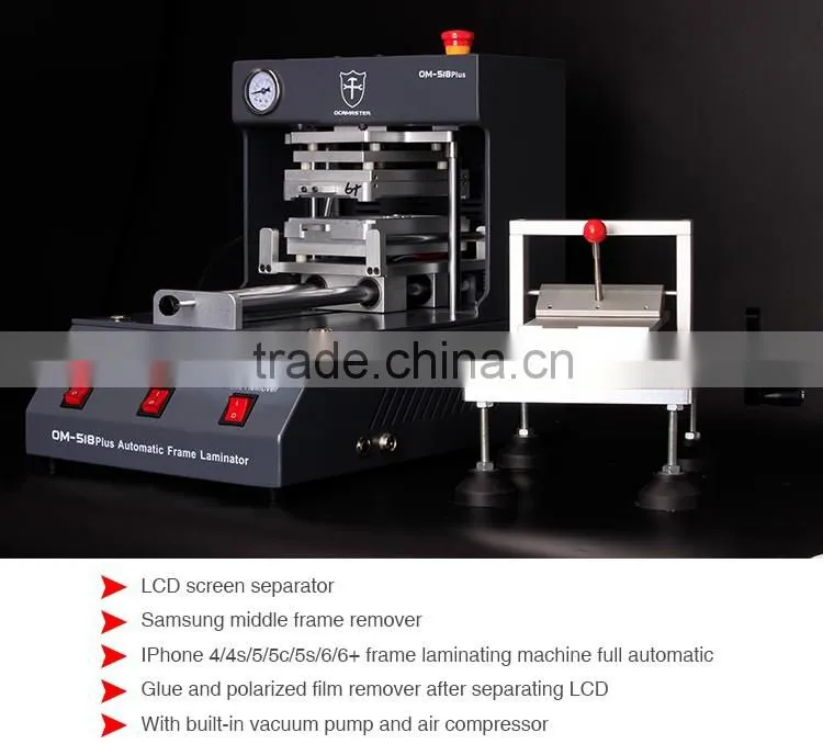 New Design Multi-functional 5 in 1 LCD Repair Machine With Compressor & Vacuum Pump & Independent Polarizer Remover