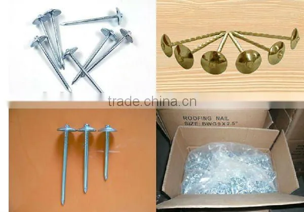 Twist shank roofing nails