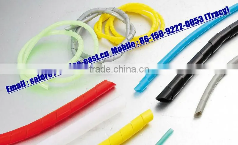 HOT SELL!! HDPE PP PE PVC Hydraulic Spiral Sheath Wrap hose Tube Protector Making Machine in Qingdao Shandong China