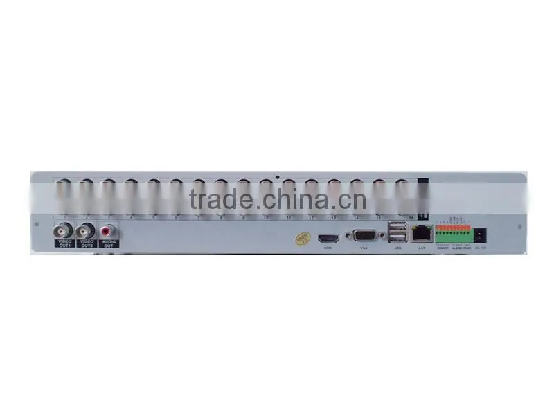 High quality 16CH realtime standalone Fine DVR with 6TB and alarm
