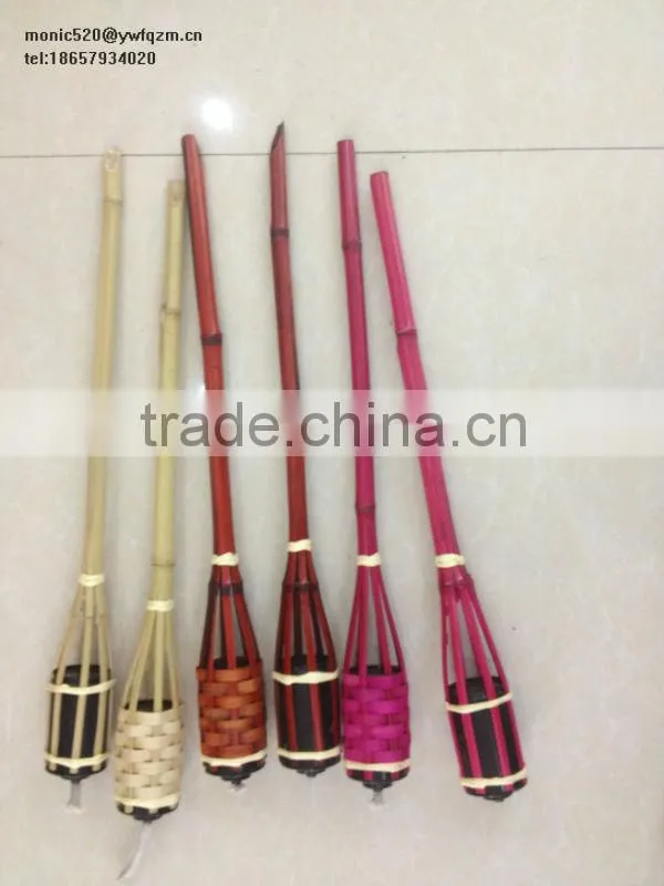 bamboo torch for the Torch Festival