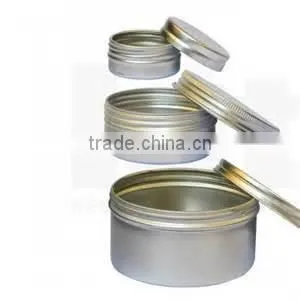Hot sell 100ml Aluminum Body Material and Skin Care Cream Use aluminium jar