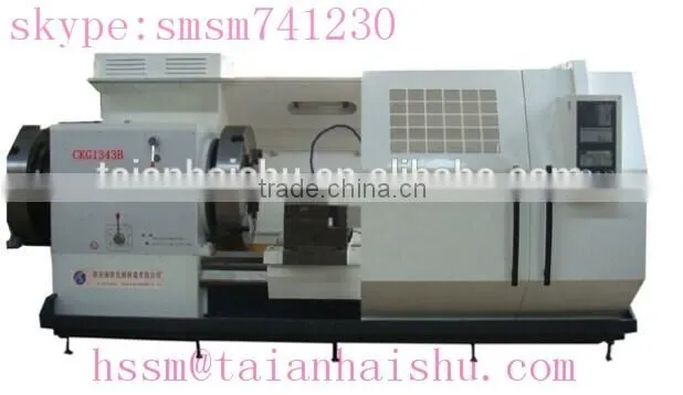 three-jaw chuck cnc engraving machine CKG1343B/CKG1350B cnc pipe thread lathe