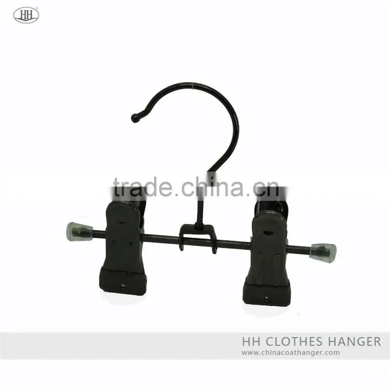 HH ctopper gold finishing metal metal coat expandable clip clothes hanger adjustable clothes hanger