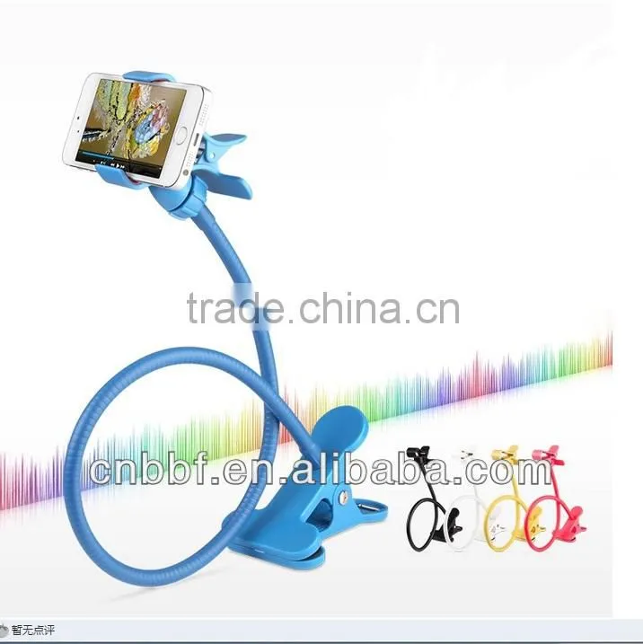 Mobile phone stand on bed , mobile phone holder in car, desk stand portable