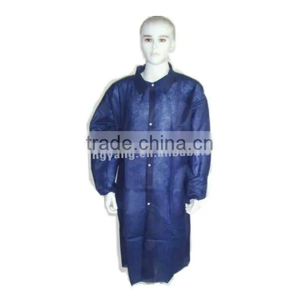 Nonwoven disposable PP dental lab coats CE ISO9001 Approved