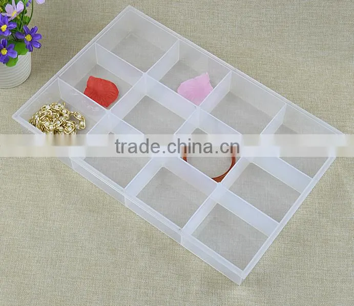 custom with grids acrylic display jewelry box wholesale