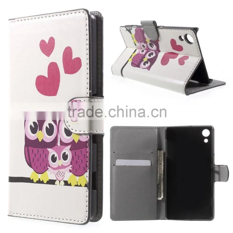 For Sony Phone Leather Case, for Sony Xperia Z4 Phone Leather Flip Cover