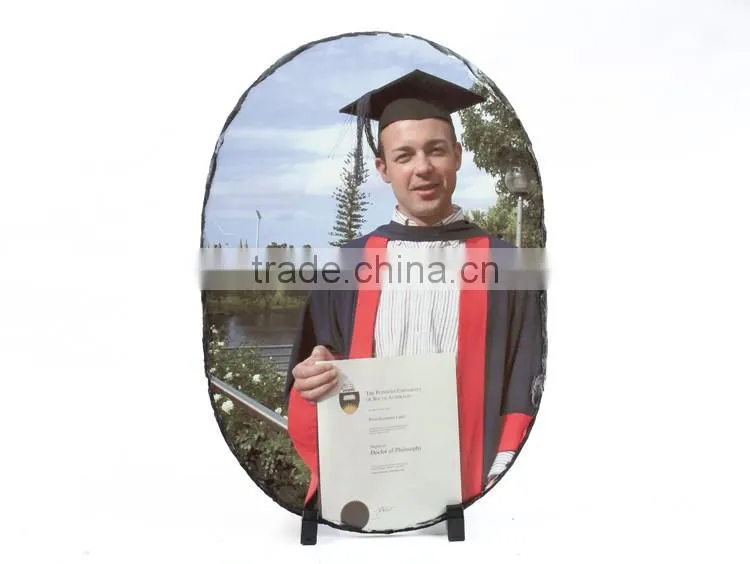 High quality hotsale L270*H360*W9MM blank oval painting sublimation rock photography