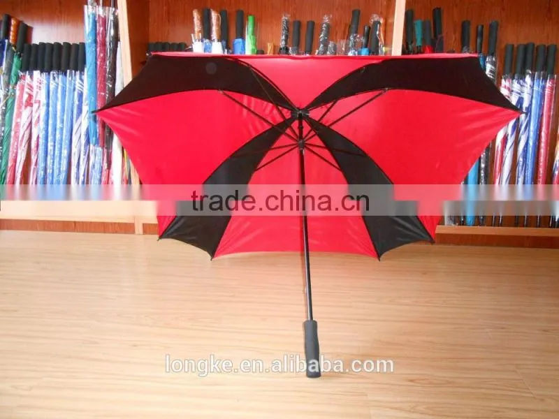 special design straight shaft square rain umbrella
