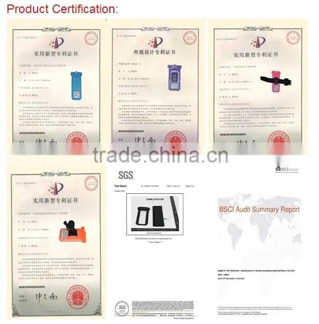 Hot Sale Supermarket PVC Cell Phone Waterproof Dry Bag