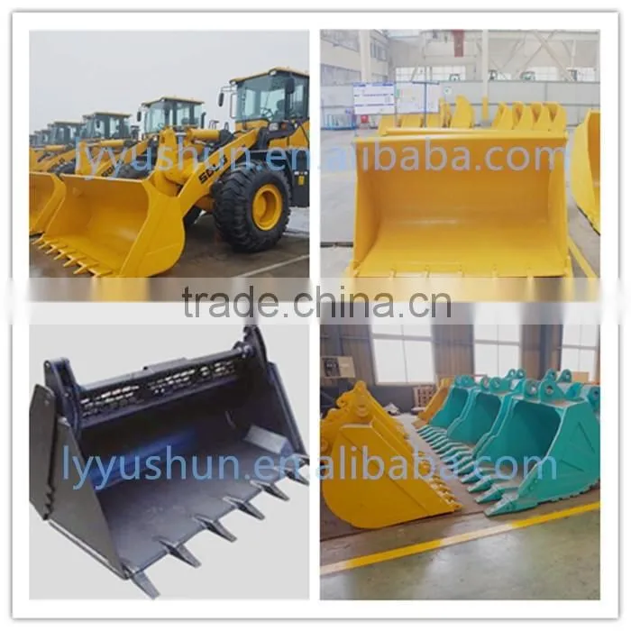 SDLG LG918 Wheel Loader Attachment 0.9M3 Multifunctional Bucket For Sale , Attachment Code:1690300007