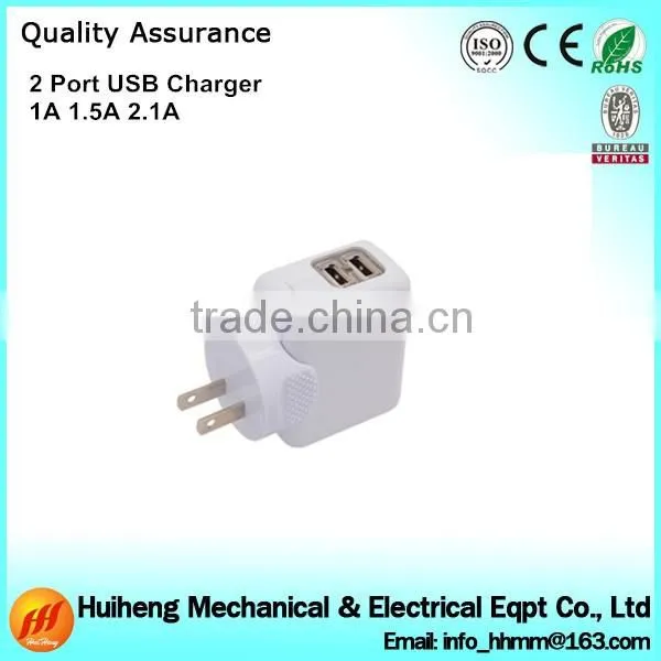 CE ROHS approved USB Charger, Custom USB Charger 5V 2.1A