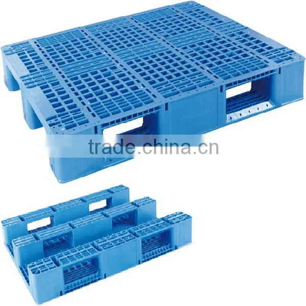 recycle heavy duty 1311 large cargo transport plastic pallet with steel