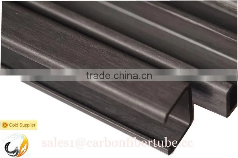 World-widely use new composite carbon fiber frp pultrusion profiles, C-channels, U-channels, I beams