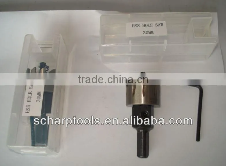 High speed steel hole saw cutter