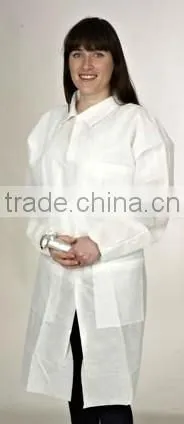 disposable non-woven isolation gown