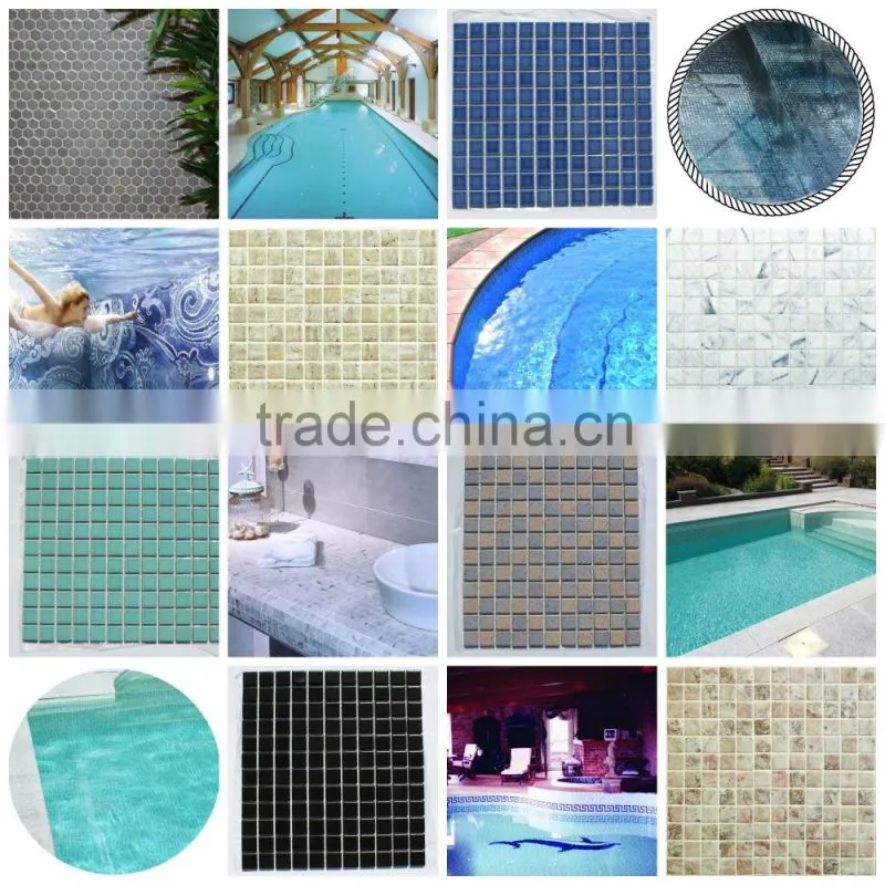 glass mosaic mirror vase (crystal glass)