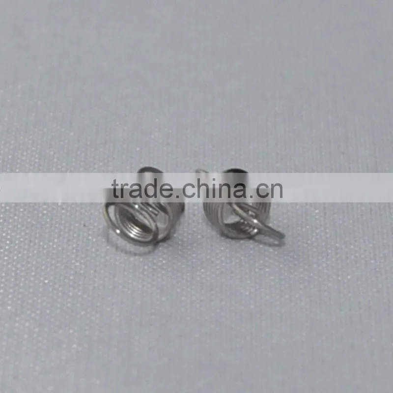 Conductive spring in military project cable plug used in conductive