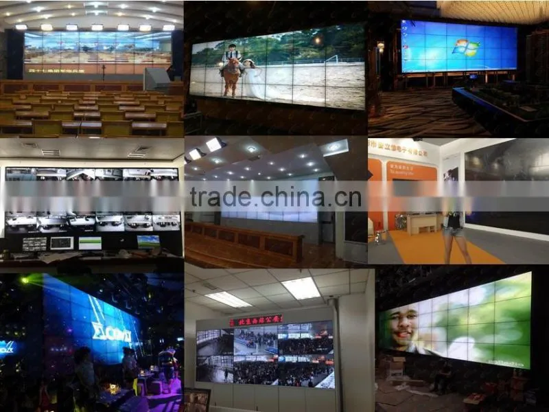 46 inch 2x2, 2x3,3x3 4x4 narrow bezel lcd video wall DID with original new SAMSUNG lcd panel