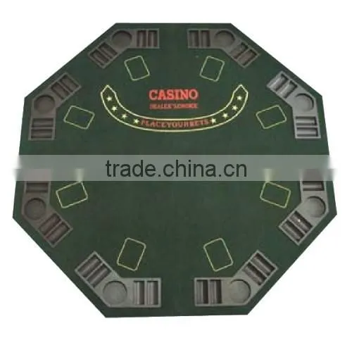 Best selling casino poker table top,foldable table top
