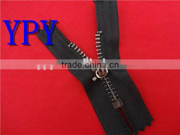 4#short metal zippers for garment pocket