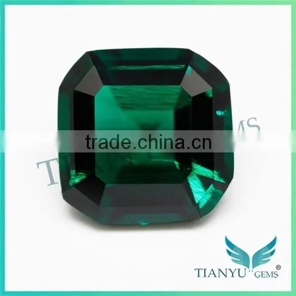 1 carat emerald 6.5x6.5 mm emerald cut synthetic emeralds for sale