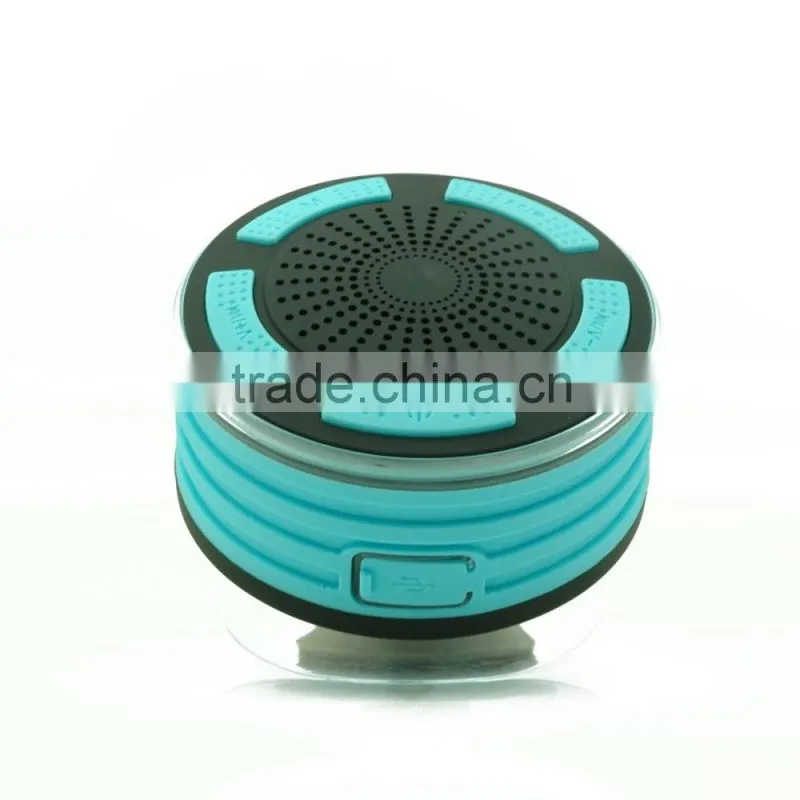 My speaker F013 white sky blue 5W powerful waterproof IP67 bluetooth speaker