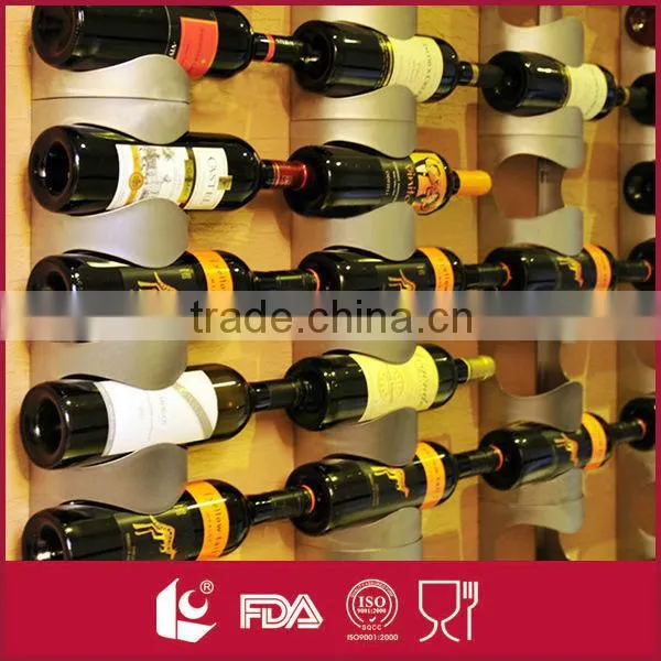 Household wholesale multifunctional stainless steel wine rack wall mount