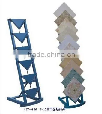 Multi-tier Metal Ceramic Tile Display Stand