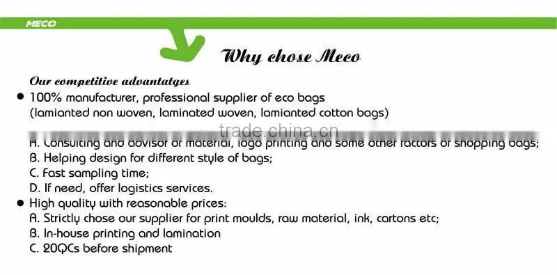 Simple film laminated bag, pp woven shopping bag, foldable shopping bag