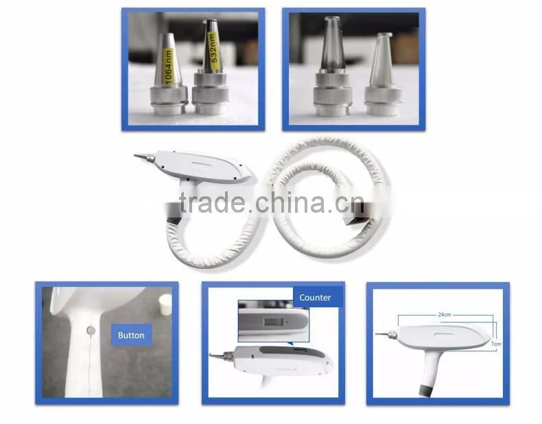Bestview factory supply Tattoo Removal Equipment q-switch nd yag laser