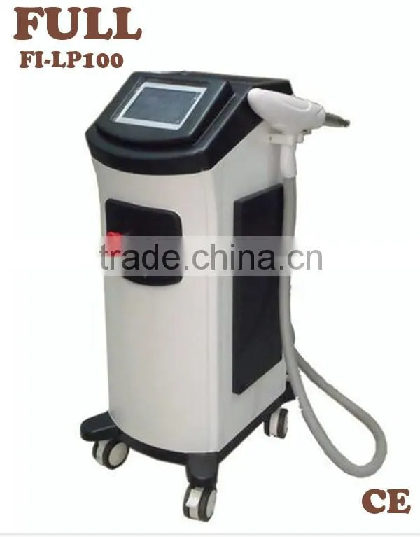 Vertical ND YAG Long Pulse Laser no pain Hair Removal Beauty machine