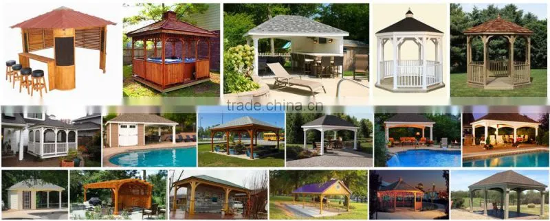 Spacious Wooden Gazebo