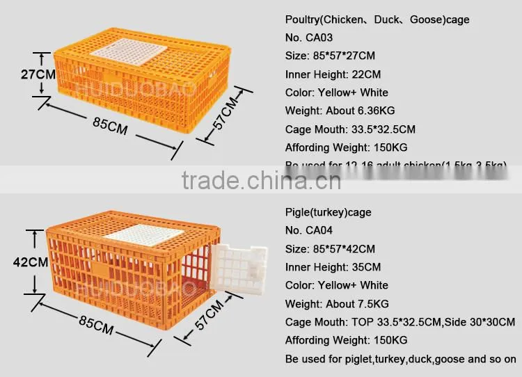 Livestock farming chinese bird cage, poultry cage equipment, poultry transportation cages