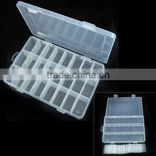 24case Plastic box,Jewelry box,Bead Case,Pill case,Sundries box