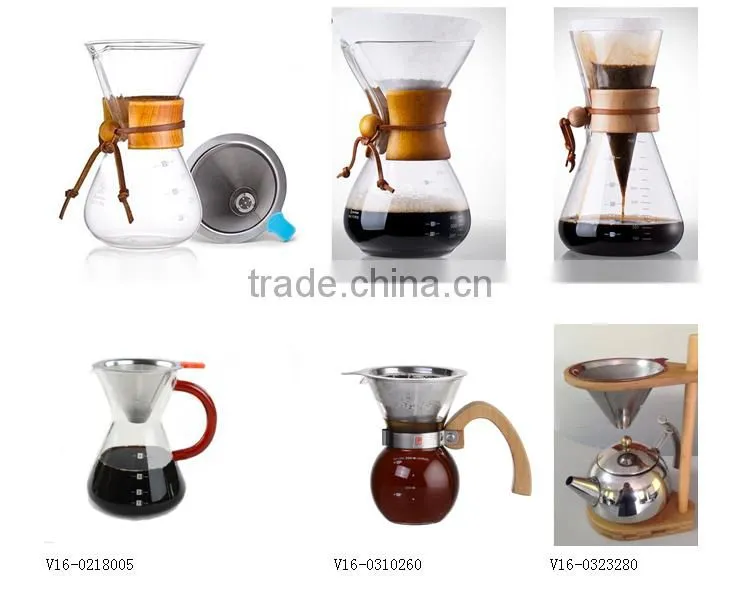 Cold Water Brew Teapot with Handle and Strainer