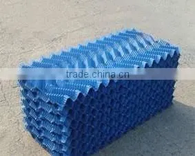China Opened Cooling Tower Manufacturers/PVC S wave cooling tower fills for industrial use