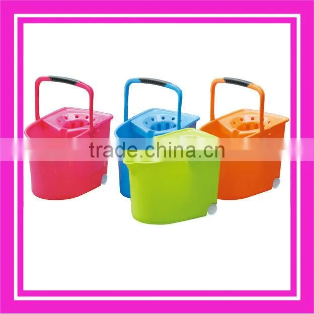 plastic mop bucket with wringer & mop cleaning bucket