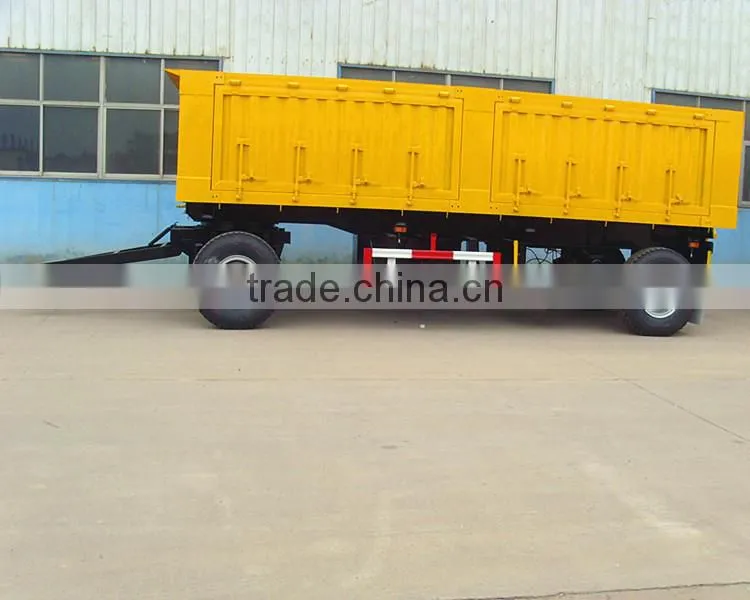 SINOTRUK manufacture heavy duty 2 axle draw bar full trailer