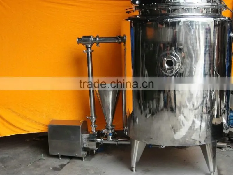 Emulsifier,Liquid detergent making machine,Toothpaste mixing tank