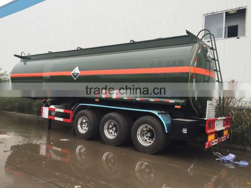 40ton Chemical Liquid Ammonium nitrate Tank Trailer