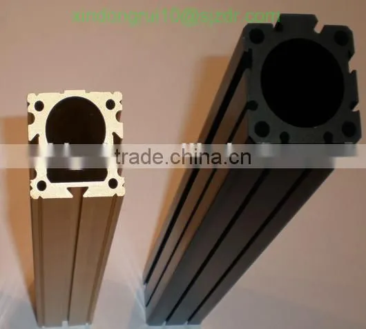aluminium square tube profil 6063-T5