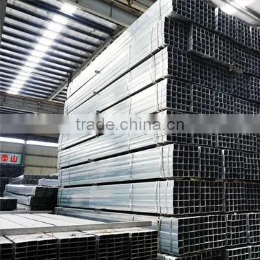 60-80GSM 25*25*1.1mm pre galvanized square tubing