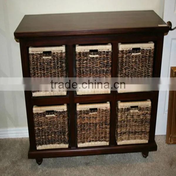 Exquisite wicker/willow basketkitchen cabinet basket wholesale