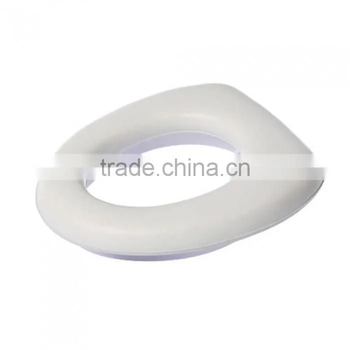 Baby/kids toilet/potty soft training seat with handles, PVC printing baby soft toilet potty seat cover,Soft baby toilet seat