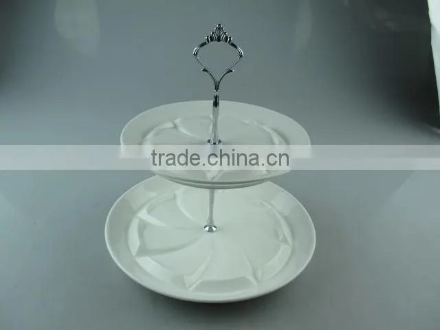 Metal Wedding cake stands golden/silver handles fittings/Hardware